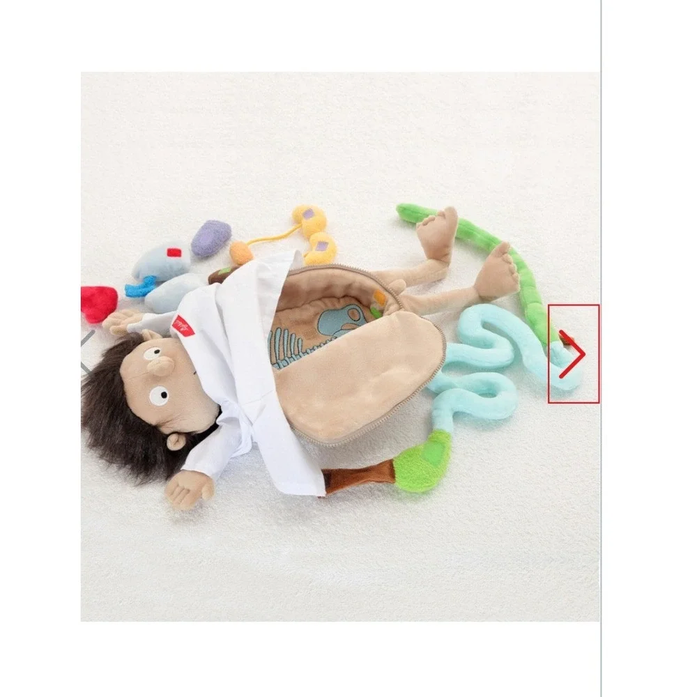 Sigikid-Erwin Plush The Little Patient Doll -Anatomy Education (NWT)